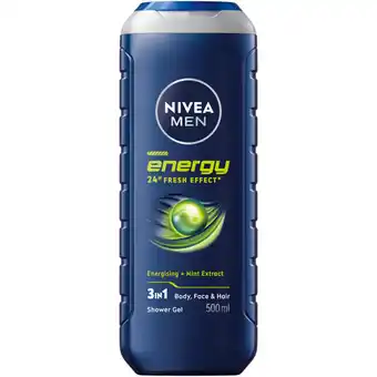 Albert Heijn NIVEA Men shower energy aanbieding