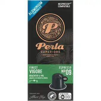 Albert Heijn Perla Superiore finest espresso vigore capsules aanbieding