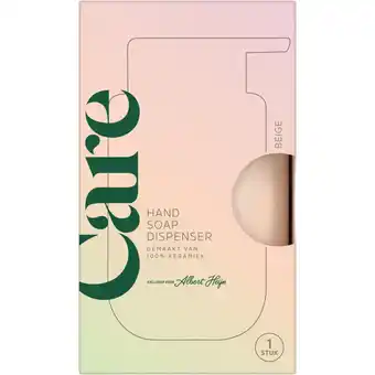 Albert Heijn Care Hand soap dispenser beige aanbieding