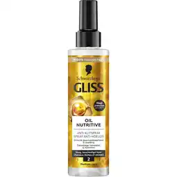 Albert Heijn Gliss Oil nutritive anti-klit spray aanbieding