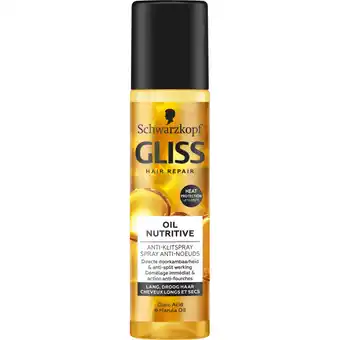 Albert Heijn Gliss Oil nutritive anti-klit spray aanbieding