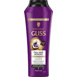 Albert Heijn Gliss Full hair wonder shampoo aanbieding