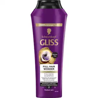 Albert Heijn Gliss Full hair wonder shampoo aanbieding