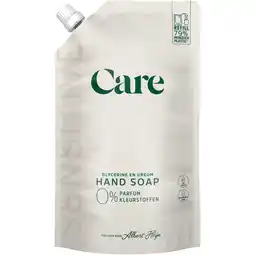 Albert Heijn Care Sensitive hand soap refill aanbieding