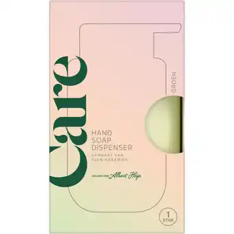 Albert Heijn Care Hand soap dispenser groen aanbieding