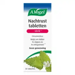 Albert Heijn A.Vogel Dormeasan citroenmelisse nachtrust aanbieding