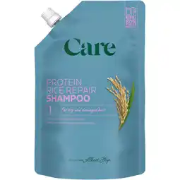 Albert Heijn Care Protein rice repair shampoo refill aanbieding