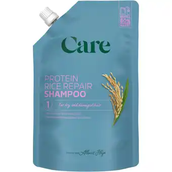 Albert Heijn Care Protein rice repair shampoo refill aanbieding