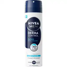 Albert Heijn NIVEA Men derma control defend deodorant spray aanbieding