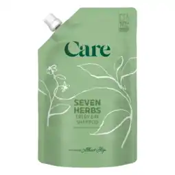 Albert Heijn Care Seven herbs every day shampoo refill aanbieding