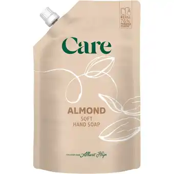 Albert Heijn Care Almond soft hand soap refill aanbieding