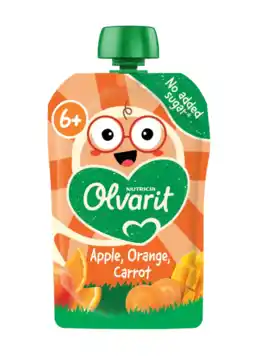 Albert Heijn Olvarit Knijpfruit appel sinaasappel wortel 6m+ aanbieding