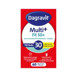 Albert Heijn Dagravit Vitaal 50+ totaal multivitaminen aanbieding