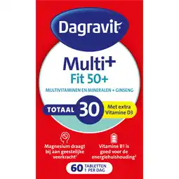 Albert Heijn Dagravit Vitaal 50+ totaal multivitaminen aanbieding