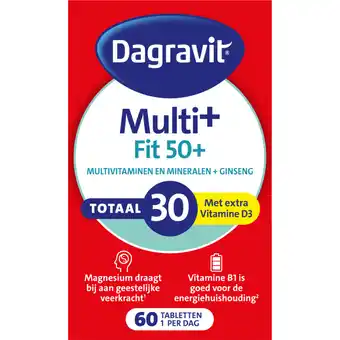 Albert Heijn Dagravit Vitaal 50+ totaal multivitaminen aanbieding