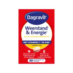 Albert Heijn Dagravit Weerstand & energie multivitaminen aanbieding