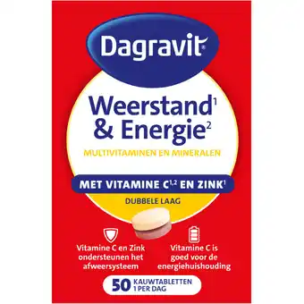 Albert Heijn Dagravit Weerstand & energie multivitaminen aanbieding