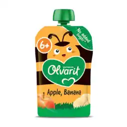 Albert Heijn Olvarit Knijpfruit appel banaan 6m+ aanbieding
