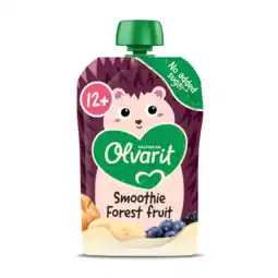 Albert Heijn Olvarit Knijpfruit smoothie bosvruchten 12m+ aanbieding