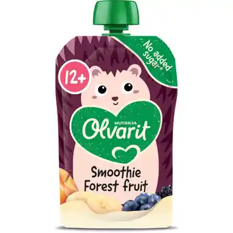 Albert Heijn Olvarit Knijpfruit smoothie bosvruchten 12m+ aanbieding