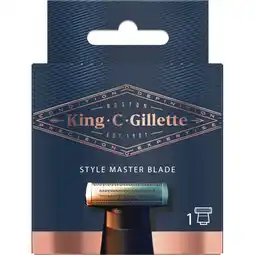 Albert Heijn Gillette King c. style master scheermesje aanbieding