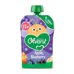 Albert Heijn Olvarit Knijpfruit appel blauwe bes 12m+ aanbieding