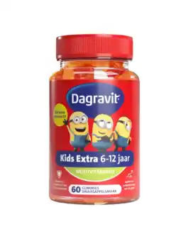 Albert Heijn Dagravit Kids xtra multivitaminen 6-12 jaar aanbieding