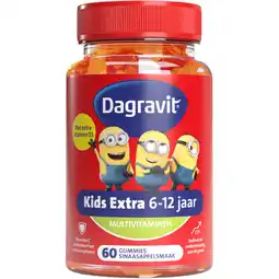 Albert Heijn Dagravit Kids xtra multivitaminen 6-12 jaar aanbieding