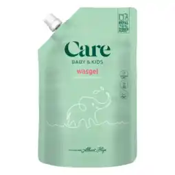 Albert Heijn Care Kids wasgel refill aanbieding
