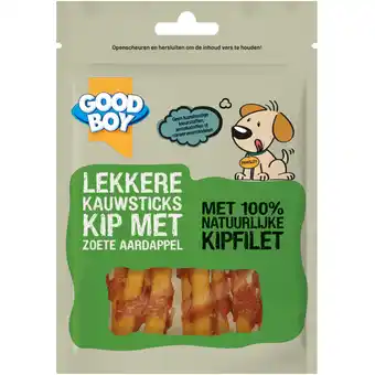 Albert Heijn Good boy Lekkere kauwsticks kip + zoete aardappel aanbieding