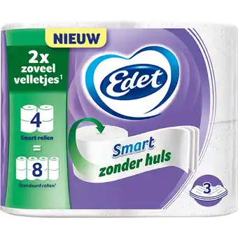 Albert Heijn Edet Smart 3-laags toiletpapier aanbieding