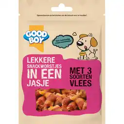 Albert Heijn Good boy Lekkere snackworstjes in een jasje aanbieding
