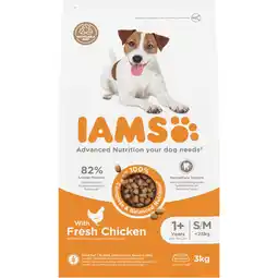 Albert Heijn IAMS Adult with fresh chicken 1+ jaar aanbieding