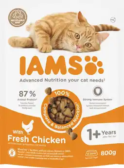 Albert Heijn IAMS Vitality adult fresh chicken aanbieding
