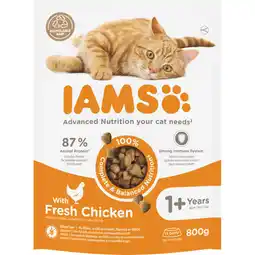 Albert Heijn IAMS Vitality adult fresh chicken aanbieding