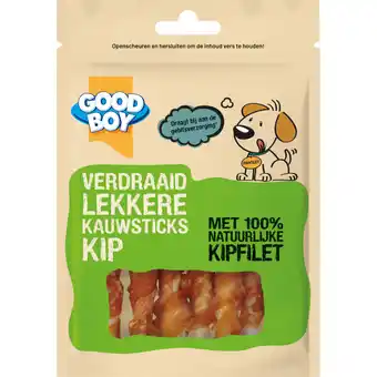 Albert Heijn Good boy Verdraaid lekkere kauwsticks kip aanbieding