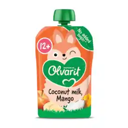 Albert Heijn Olvarit Knijpfruit kokosmelk mango 12m+ aanbieding