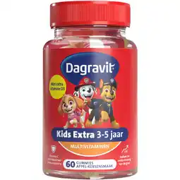 Albert Heijn Dagravit 3-5 Jaar kids xtra multivitaminen aanbieding