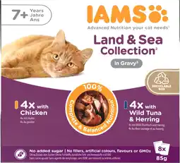 Albert Heijn IAMS Delights senior 7+ land & sea collection aanbieding