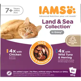 Albert Heijn IAMS Delights senior 7+ land & sea collection aanbieding