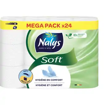 Albert Heijn Nalys Toiletpapier soft mega pack aanbieding