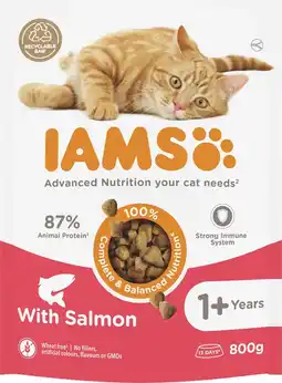 Albert Heijn IAMS Vitality adult 1+ salmon aanbieding