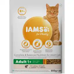 Albert Heijn IAMS Vitality adult 1+ salmon aanbieding