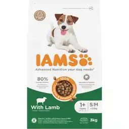 Albert Heijn IAMS Advanced nutrition dog with lamb 1+ aanbieding