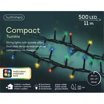 Albert Heijn Lumineo Led multicolor lights 1100cm aanbieding