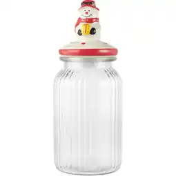 Albert Heijn AH Excellent Voorraadpot groot sneeuwpop aanbieding