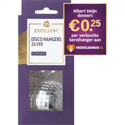Albert Heijn AH Excellent Disco hangers zilver aanbieding