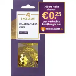 Albert Heijn AH Excellent Disco hangers goud aanbieding