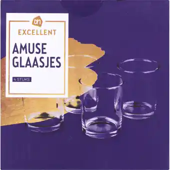 Albert Heijn AH Excellent Amuse glaasjes aanbieding