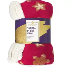 Albert Heijn AH Excellent Sherpa plaid gingerbread aanbieding